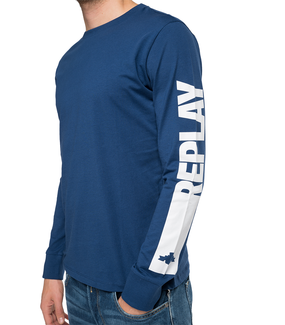 ベーシックジャージーロングTシャツ 詳細画像 ブルー 6